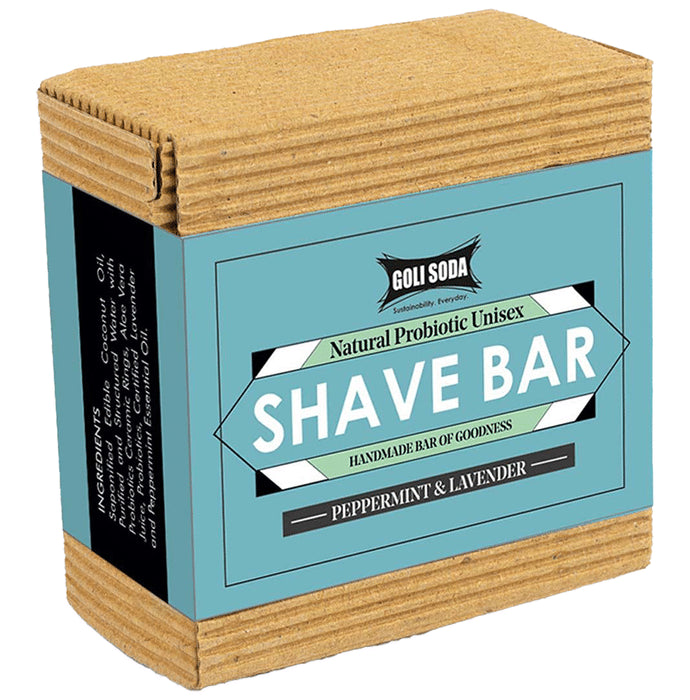 Goli Soda Natural Probiotic Unisex Shave Bar (95gm Each) - Classic Derma