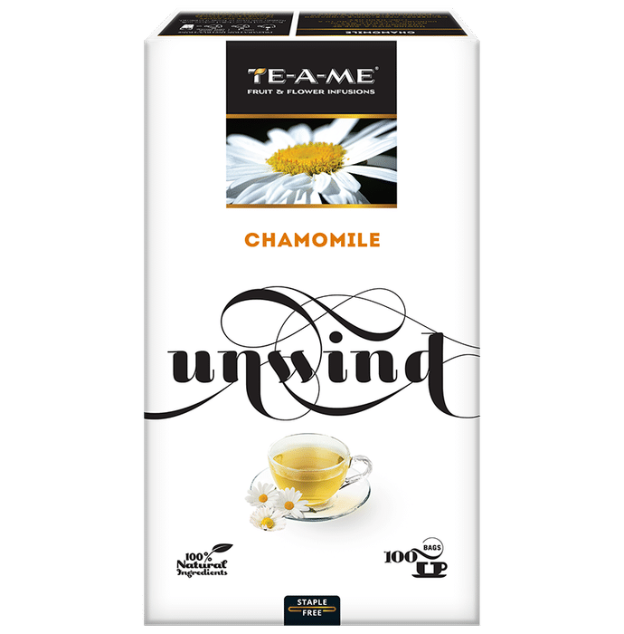 TE-A-ME Chamomile Tea Bags (100 Eachj) - Classic Derma