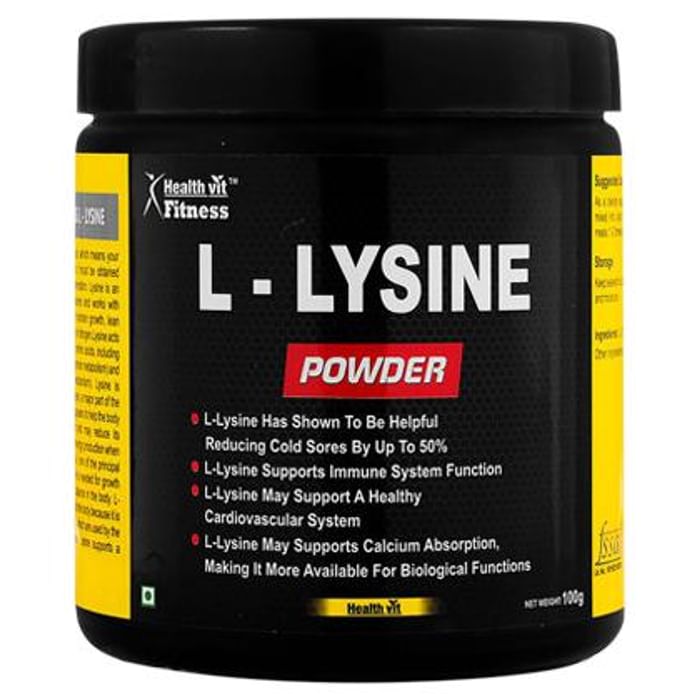 HealthVit Fitness L-Lysine Powder - Classic Derma
