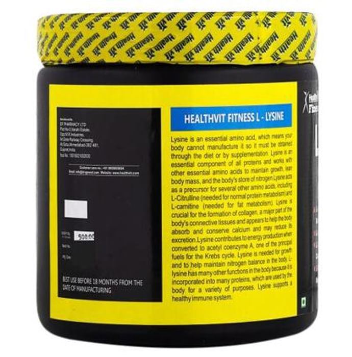 HealthVit Fitness L-Lysine Powder