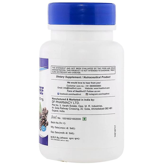 HealthVit Green Coffee 800mg Capsule