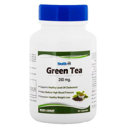 HealthVit Green Tea 250mg Capsule - Classic Derma