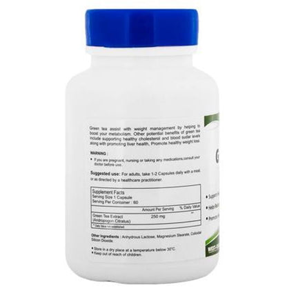 HealthVit Green Tea 250mg Capsule