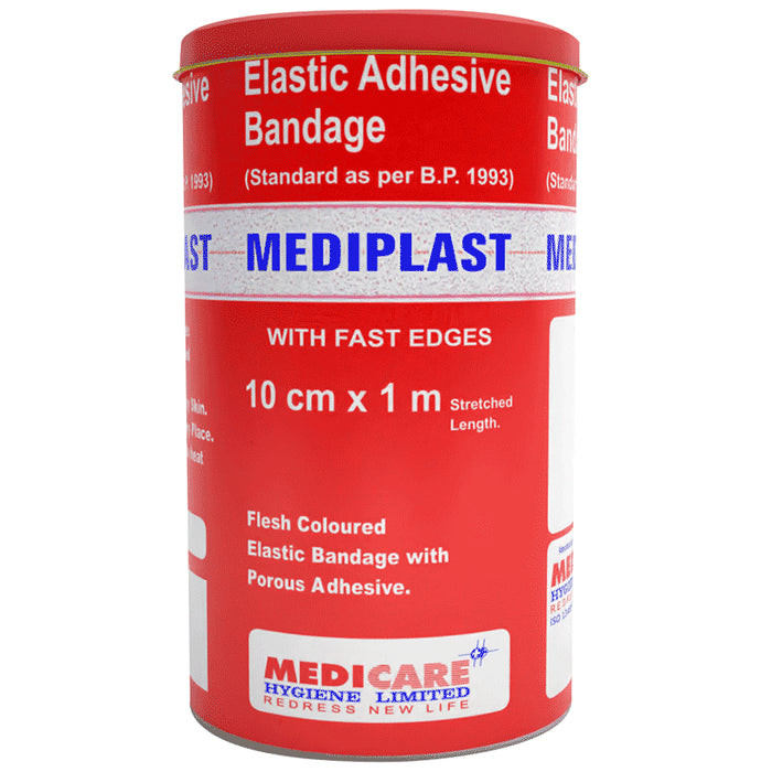 Medica Mediplast Elastic Adhesive Bandage 6cm x 4m - Classic Derma