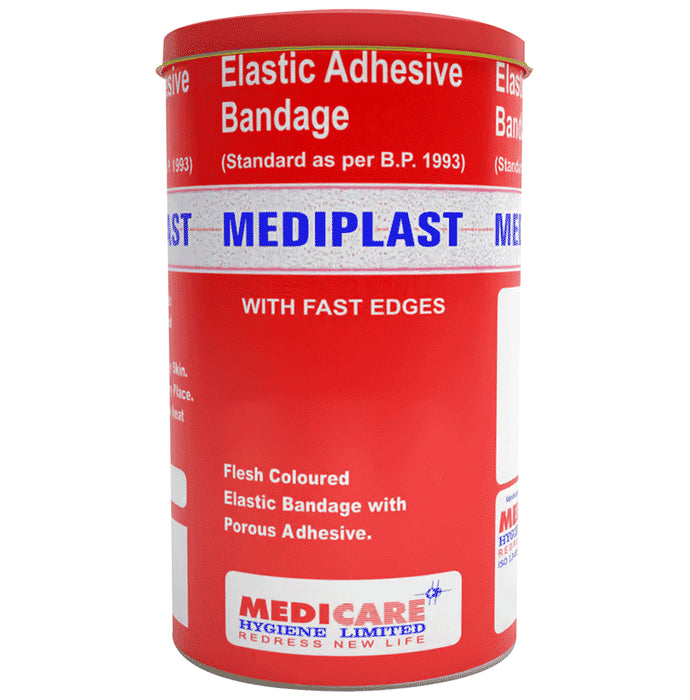 Medica Mediplast Elastic Adhesive Bandage 8cm x 4m - Classic Derma