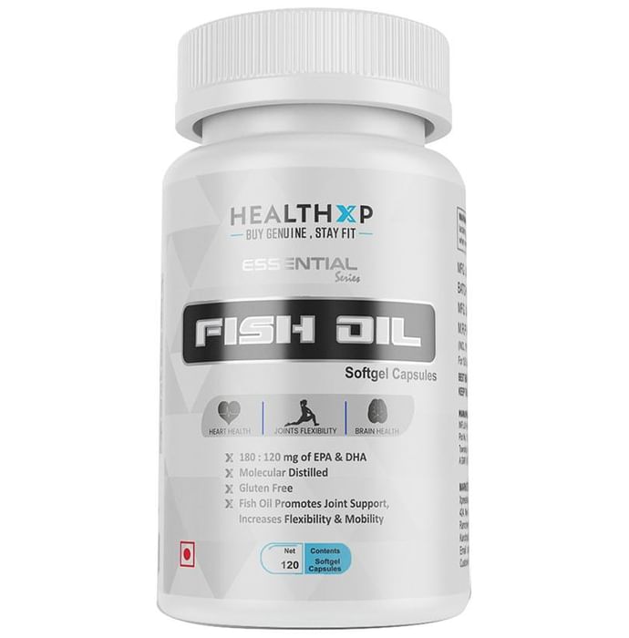 HealthXP Fish Oil Softgel Capsules - Classic Derma