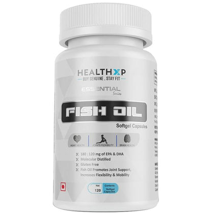 HealthXP Fish Oil Softgel Capsules - Classic Derma
