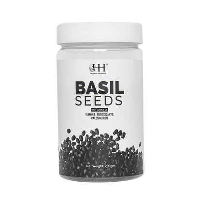 Healthy & Hygiene Combo Pack of Basil Seed 200gm, Flax Seed 190gm & Pumpkin Seed 190gm