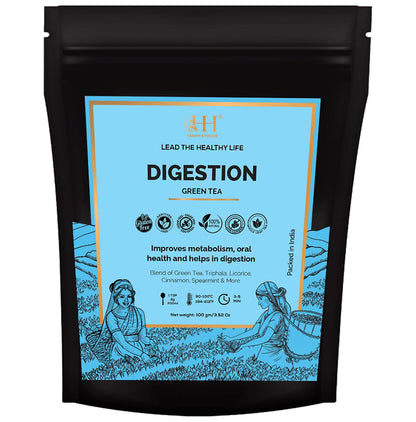 Healthy & Hygiene Digestion Green Tea - Classic Derma