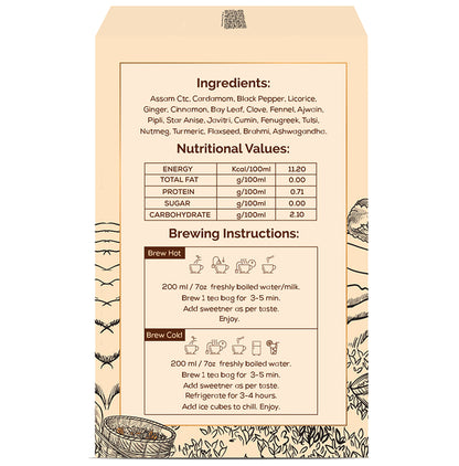 Healthy & Hygiene Indian Masala Chai Assam Tea Bag (2gm Each)