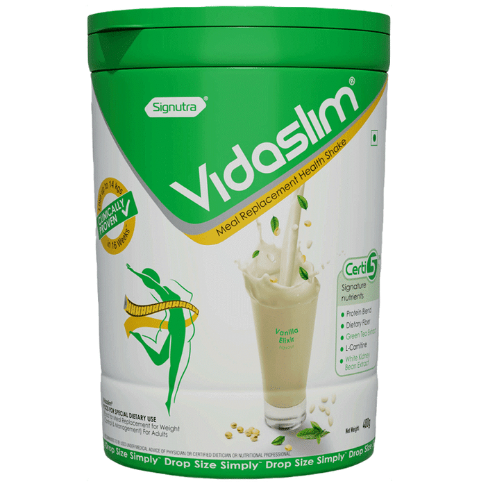 Vidaslim Meal Replacement for Weight Management Powder Vanilla Elixir - Classic Derma