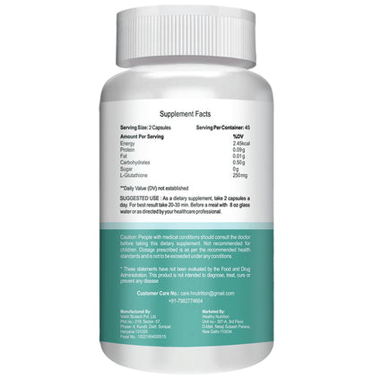 Healthy Nutrition L-Glutathione Capsule (90 Each)