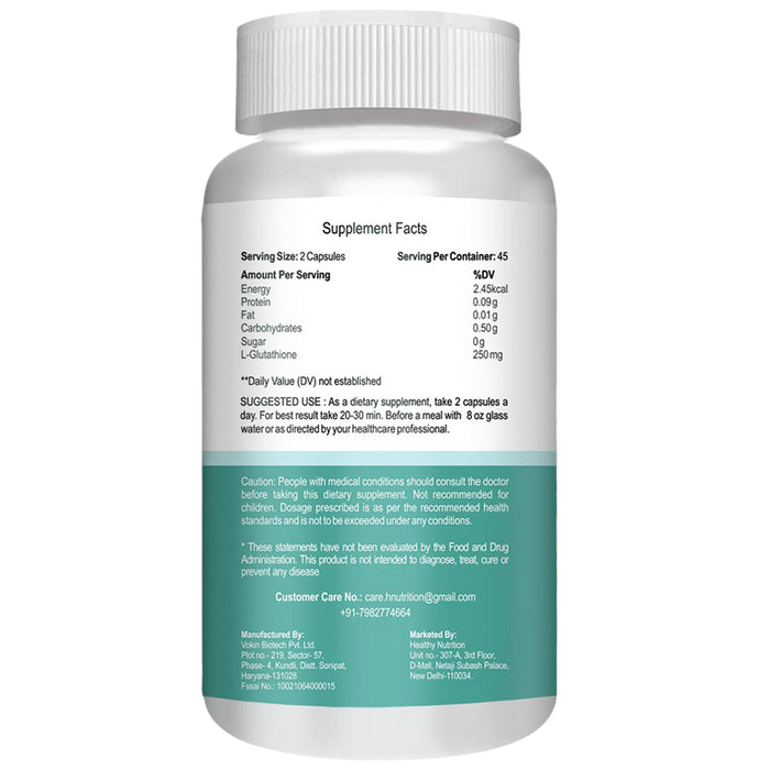 Healthy Nutrition L-Glutathione Capsule (90 Each)