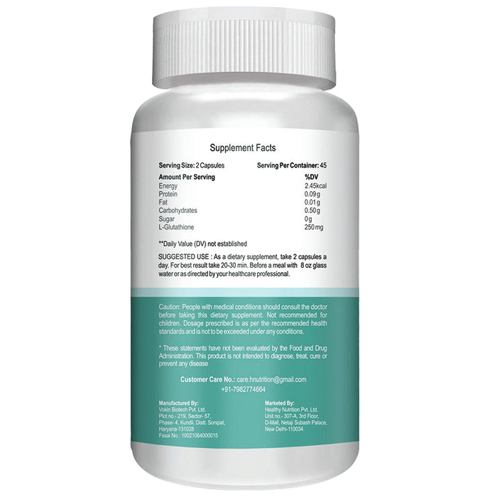 Healthy Nutrition L-Glutathione Capsule (90 Each)