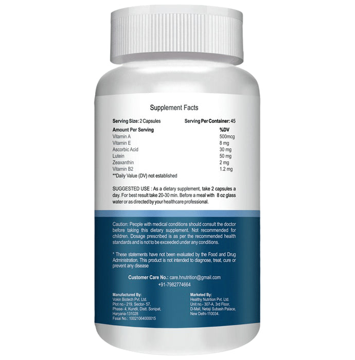 Healthy Nutrition Smart Vision Eye Care Capsule (90 Each)