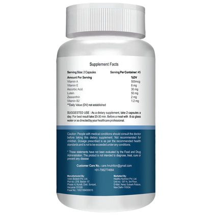 Healthy Nutrition Smart Vision Eye Care Capsule (90 Each)