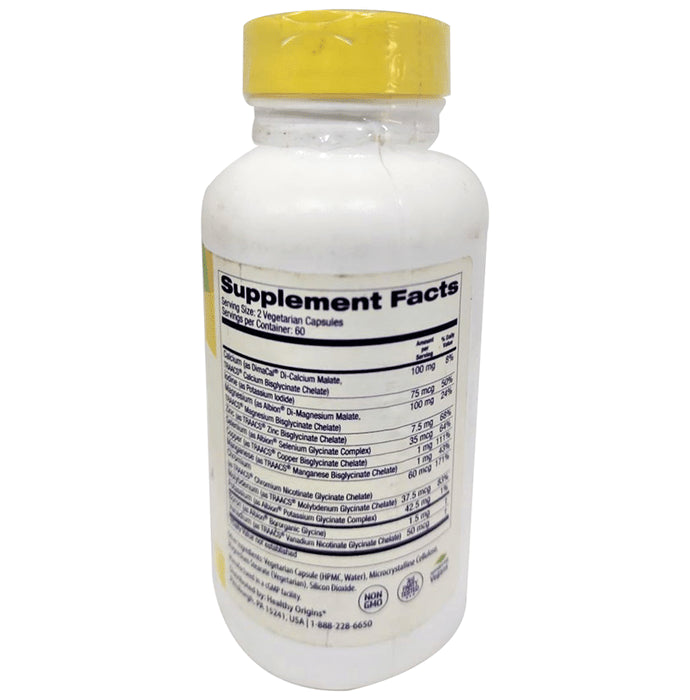 Healthy Origins Chelated Multi Mineral Veggie Cap