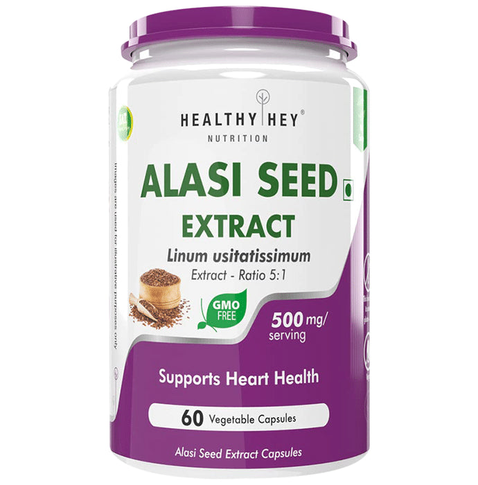HealthyHey Alasi Seed Extract Vegicap - Classic Derma