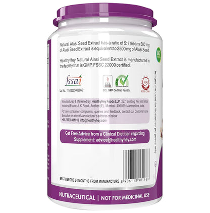 HealthyHey Alasi Seed Extract Vegicap