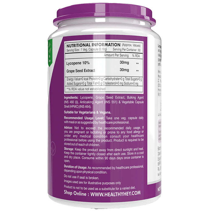 HealthyHey Lycopene Vegetable Capsule