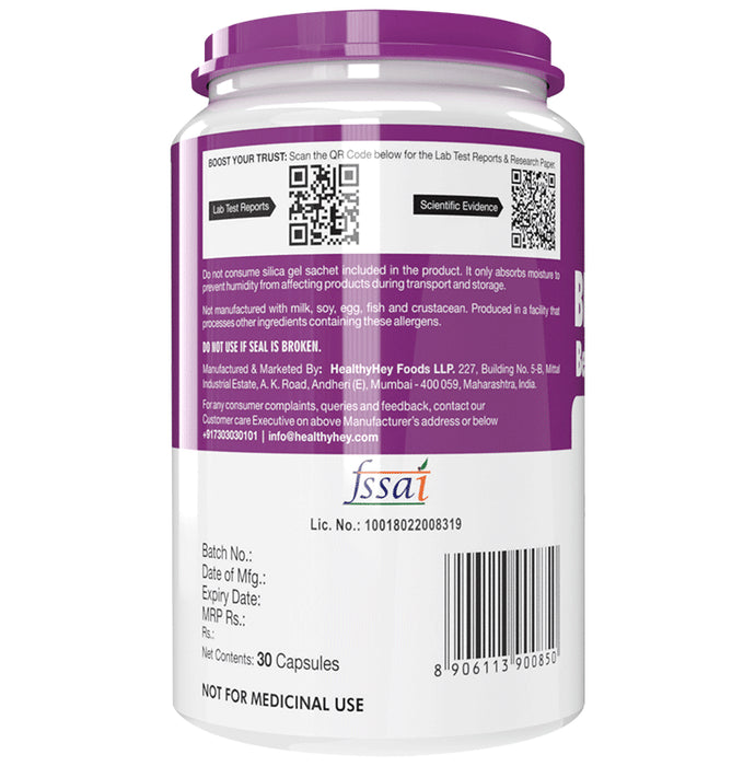 HealthyHey Nutrition Beta-Glucan Beta 1,3/1,6 Glucan Vegetable Capsule