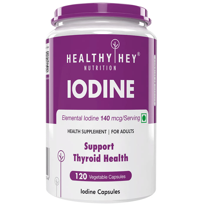 HealthyHey Nutrition Iodine 140mcg Vegetable Capsule - Classic Derma