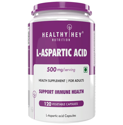 HealthyHey Nutrition L-Aspartic Acid Vegetable Capsule - Classic Derma