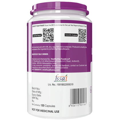 HealthyHey Nutrition L-Aspartic Acid Vegetable Capsule
