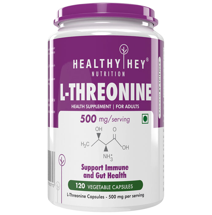 HealthyHey Nutrition L-Threonine Vegetable Capsule - Classic Derma