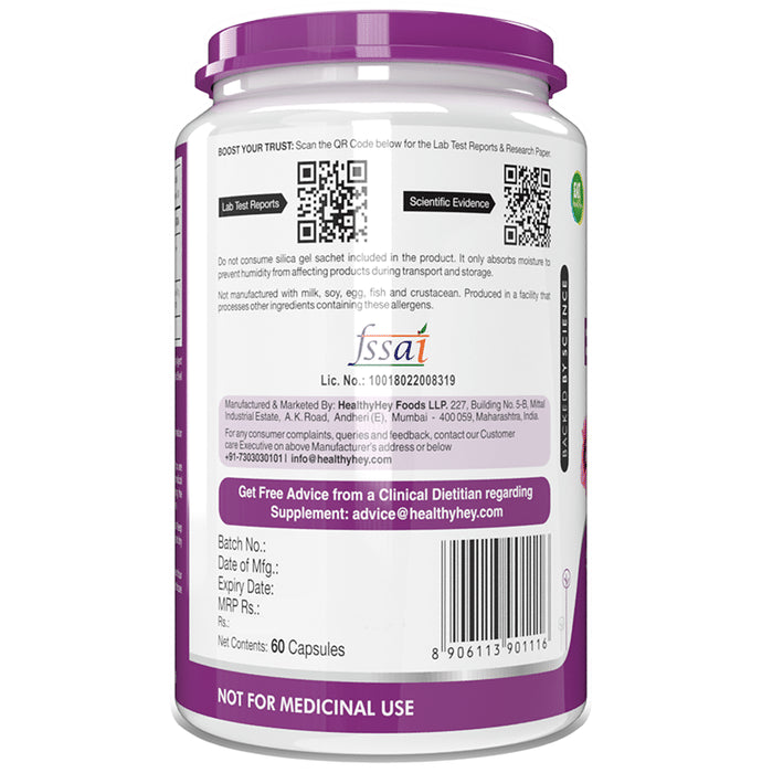 HealthyHey Nutrition Natural Echinacea Extract Vegetable Capsule