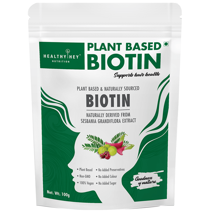 HealthyHey Organic Plant Based & Naturally Sourced Biotin Powder - Classic Derma