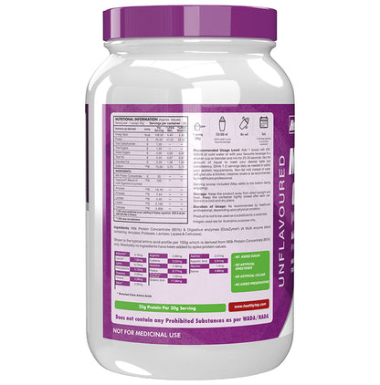 HealthyHey Sports Micellar Casein Unflavoured