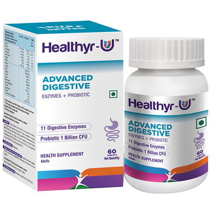 Healthyr-U Advanced Digestive Enzymes + Probiotic Tablet - Classic Derma