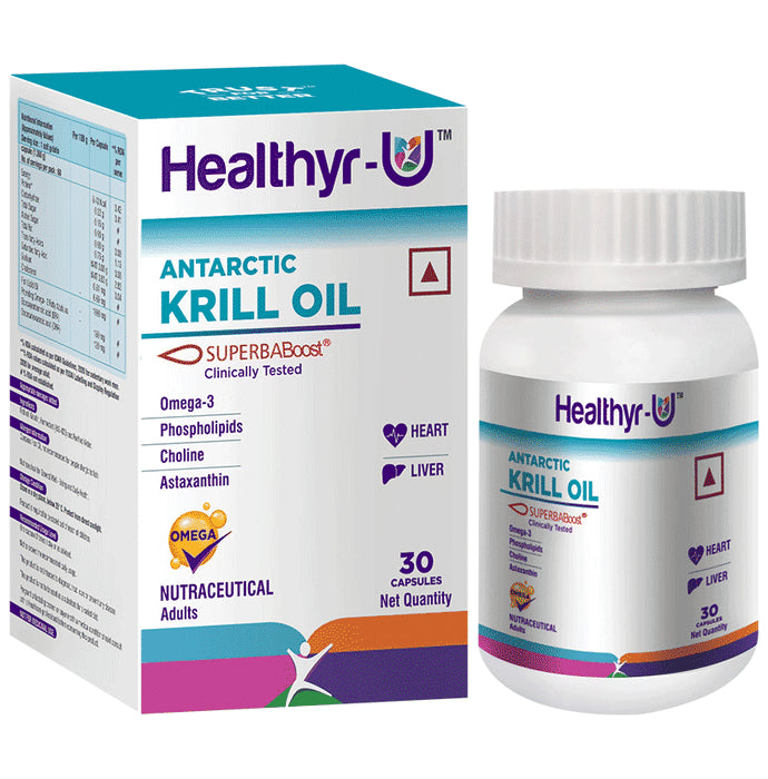 Healthyr-U Antarctic Krill Oil Capsule - Classic Derma