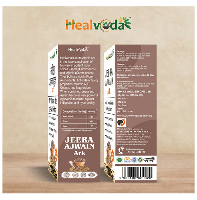 Healveda Ajwain Jeera Ark Drop