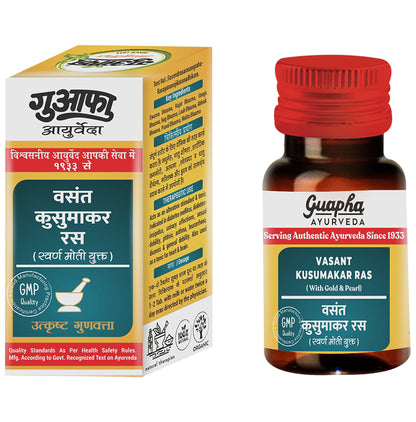 Guapha Ayurveda Vasant Kusumakar Ras (with Gold)