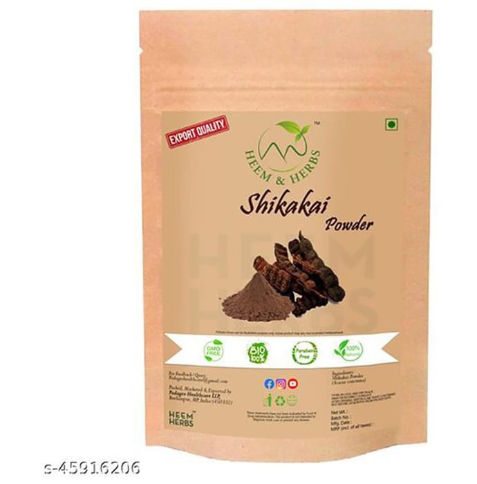 Heem & Herbs Shikakai Powder (100gm Each) - Classic Derma