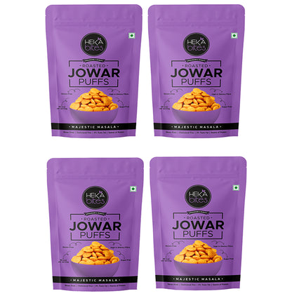 Heka Bites Roasted Jowar Puffs (40gm Each) Majestic Masala