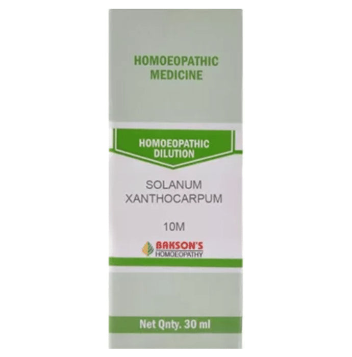 Bakson's Homeopathy Solanum Xanthocarpum Dilution 10M - Classic Derma