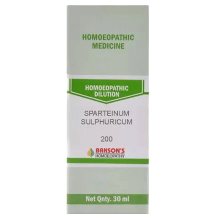 Bakson's Homeopathy Sparteinum Sulphuricum Dilution 200 - Classic Derma