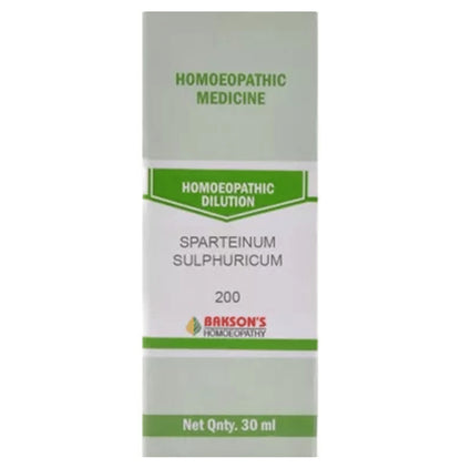 Bakson's Homeopathy Sparteinum Sulphuricum Dilution 200 - Classic Derma