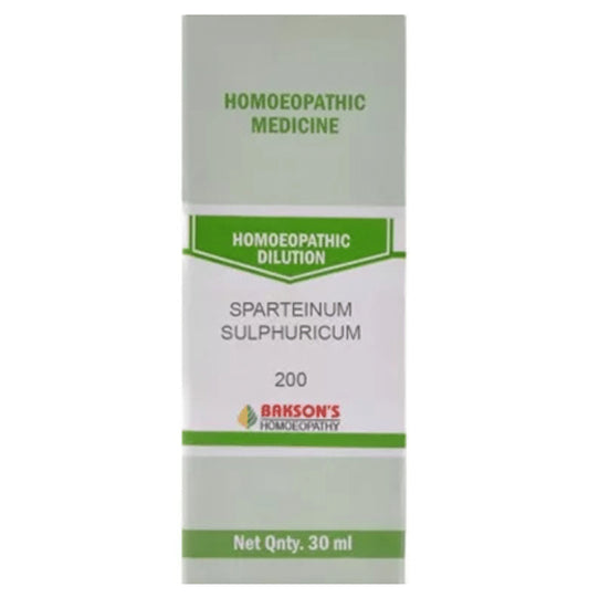 Bakson's Homeopathy Sparteinum Sulphuricum Dilution 200 - Classic Derma
