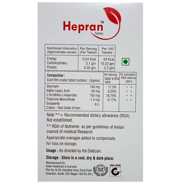 Hepran Tablet