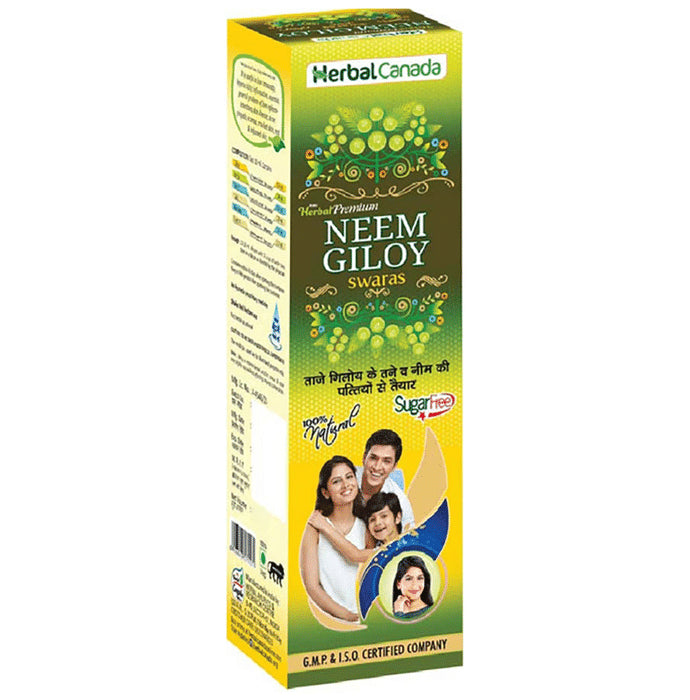 Herbal Canada Herbal Premium Neem Giloy Swaras Sugar Free - Classic Derma