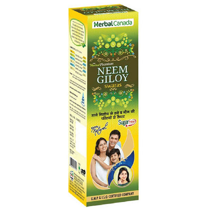 Herbal Canada Herbal Premium Neem Giloy Swaras Sugar Free - Classic Derma