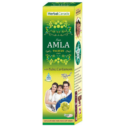 Herbal Canada Pure Amla Swaras with Tulsi, Cardamom Sugar Free - Classic Derma