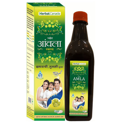 Herbal Canada Pure Amla Swaras with Tulsi, Cardamom Sugar Free