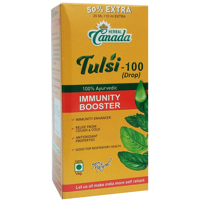 Herbal Canada Tulsi 100 Drop - Classic Derma