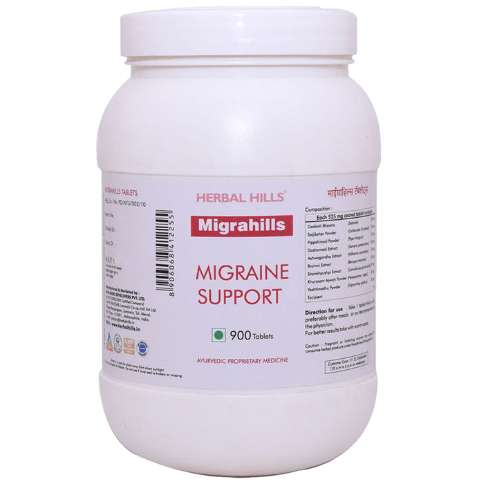 Herbal Hills Migrahills Migraine Support Tablet Value Pack - Classic Derma