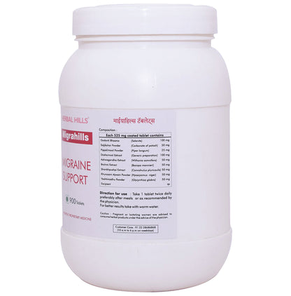 Herbal Hills Migrahills Migraine Support Tablet Value Pack